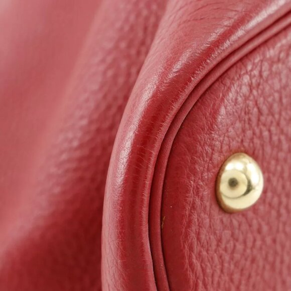 HERMES Bolide35 Handbag 2WAYShoulder Red / Gold Hardware Taurillon Clemenc... - Picture 11 of 12
